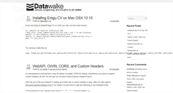 Desktop Screenshot of datawalke.com